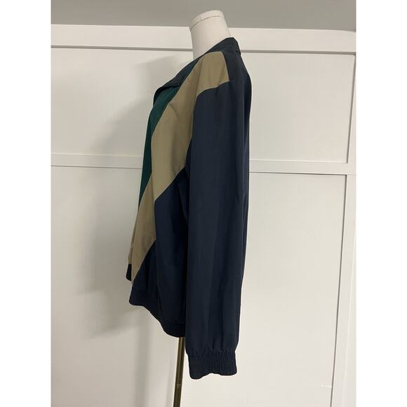 Vintage Alfred Dunner Colorblock Jacket Size 18 90s Streetwear USA Retro - Picture 4 of 10